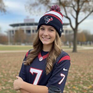 NEW NFL Houston Texans 2013 Sideline Pom Beanie MI2